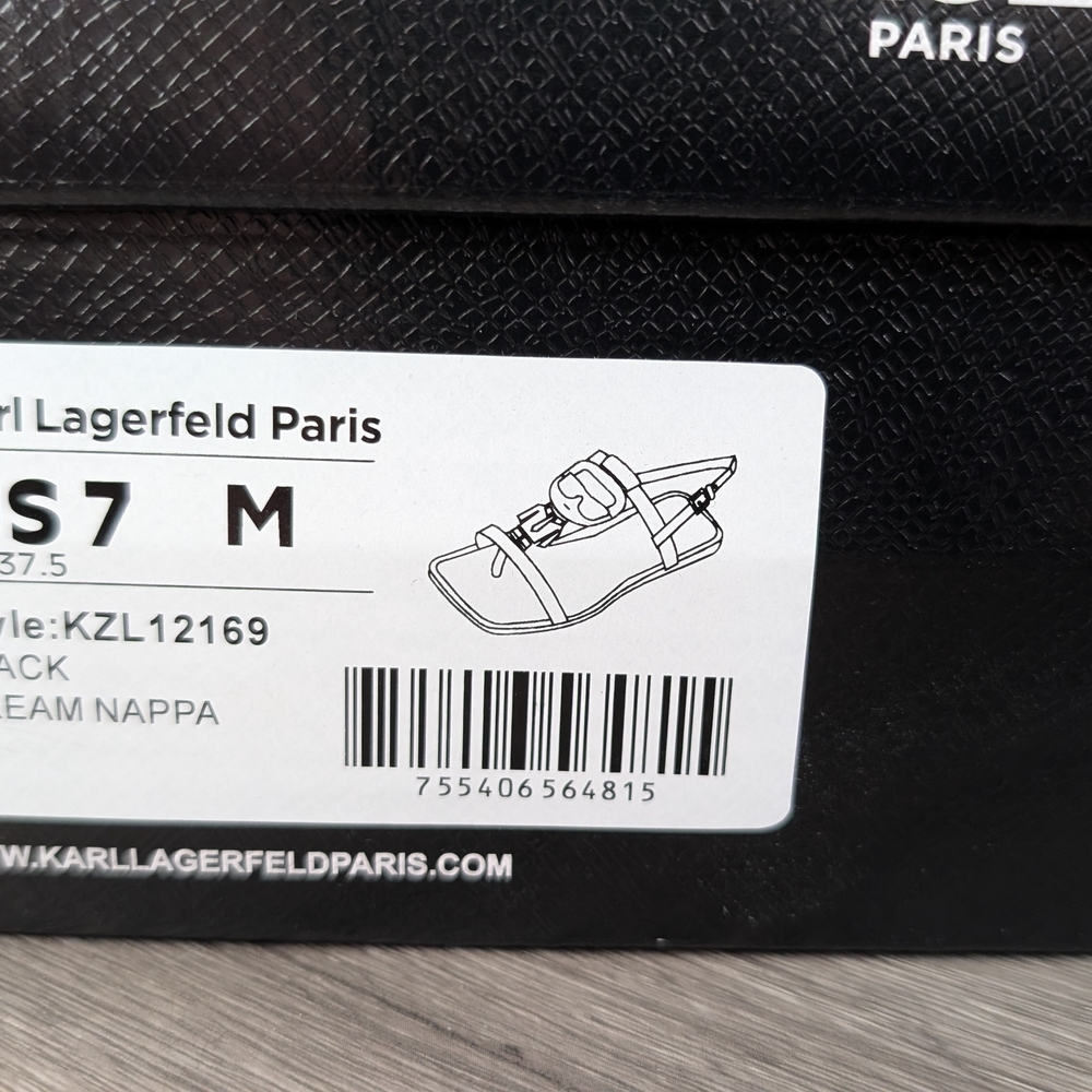 Karl Lagerfeld Black Cat Sandal for Pets - Picture 4 of 4